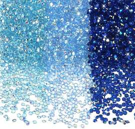 TOAOB 5000 Stück Diamanten Deko 3 mm Blau Serie