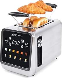 Toaster 2 Scheiben Edelstahl mit Smart Touchscreen 