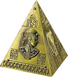 TOBBOMEY Metall Pyramiden Spardose Retro