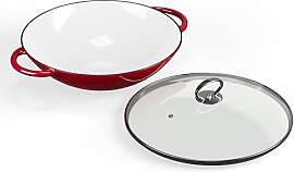 ToCis Big BBQ ToCi Wok-Pfanne aus Gusseisen,