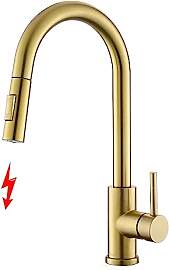 Tohlar Niederdruck Armatur Küche Gold,
