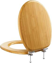 Toilettendeckel mit Absenkautomatik Holz - WC Sitz 