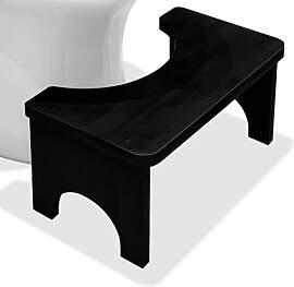 Toilettenhocker Aus Bambusholz 37×20×17 Cm –