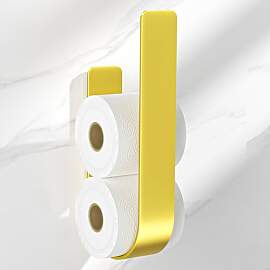 Toilettenpapier Aufbewahrung Gold, Selbstklebender 