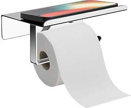 Toilettenpapierhalter mit Ablage, Praktisch WC