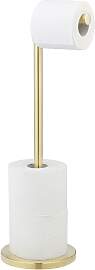 Toilettenpapierhalter WENKO "2in1", gold 
