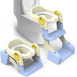 Toilettensitz Kinder mit treppe,2 IN 1