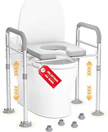 Toilettensitzerhöhung mit Armlehnen,
