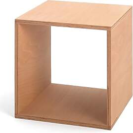 Tojo Cube Nachttisch 35x35x35 cm, geölt | Kleiner 