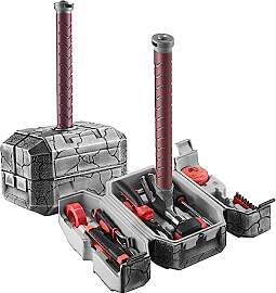 TOKKOT Thor Hammer Werkzeugkoffer Set,Tägliche
