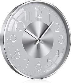 TOKTEKK Wanduhr Ohne Tickgeräusche Lautlos Modern 