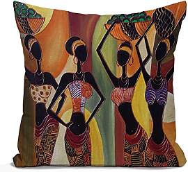 Tomda Kissenbezug, afrikanische Frau, Baumwolle,