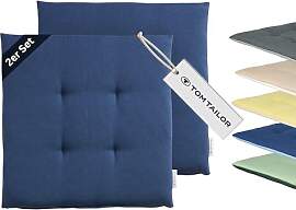 TOM TAILOR NEU! Sitzkissen Stuhl 2er Set -