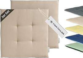 TOM TAILOR NEU! Sitzkissen Stuhl 2er Set -