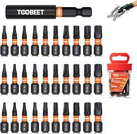 Toobeet Impact Torx Schraubendreher-Bits-Set,