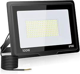 toobettp 100W LED Strahler Außen, 10000LM 6000K
