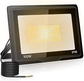 toobettp 100W LED Strahler Außen, 3000K 10000LM