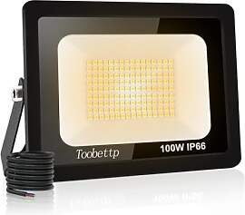 toobettp 100W LED Strahler Außen, Superhell