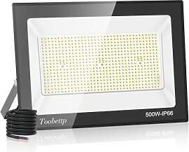 toobettp 500W LED Strahler Außen, Superhell