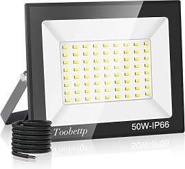 toobettp 50W LED Strahler Außen, 5000LM LED