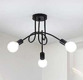 Toolight Industrielle Deckenleuchte E27,