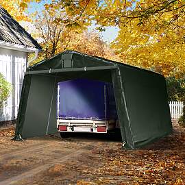 TOOLPORT 3,3x4,7m Zeltgarage, PE-Plane,
