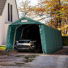 TOOLPORT 3,3x7,2m Zeltgarage, PVC-Plane,