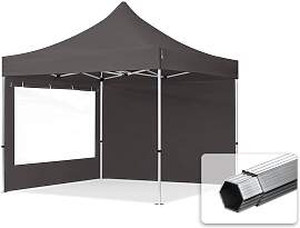 TOOLPORT 3x3m Aluminium Faltpavillon, inkl. 2