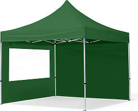 TOOLPORT 3x3m Aluminium Faltpavillon, inkl. 2