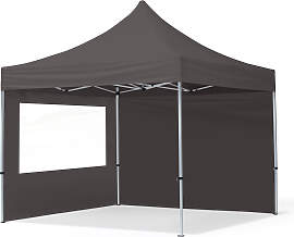 TOOLPORT 3x3m Aluminium Faltpavillon, inkl. 2