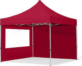 TOOLPORT 3x3m Aluminium Faltpavillon, inkl. 2