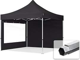 TOOLPORT 3x3m Aluminium Faltpavillon, inkl. 2
