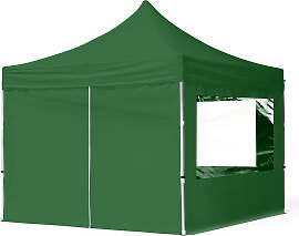 TOOLPORT 3x3m Aluminium Faltpavillon, inkl. 4