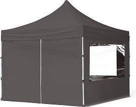 TOOLPORT 3x3m Aluminium Faltpavillon, inkl. 4