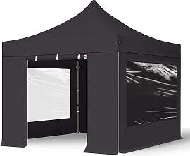 TOOLPORT 3x3m Stahl Faltpavillon, inkl. 4