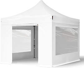TOOLPORT 3x3m Stahl Faltpavillon, inkl. 4