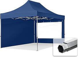 TOOLPORT 3x4,5m Aluminium Faltpavillon, inkl. 2