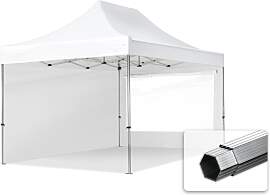 TOOLPORT 3x4,5m Aluminium Faltpavillon, inkl. 2