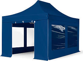 TOOLPORT 3x4,5m Aluminium Faltpavillon, inkl. 4
