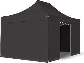 TOOLPORT 3x4,5m Aluminium Faltpavillon, inkl. 4