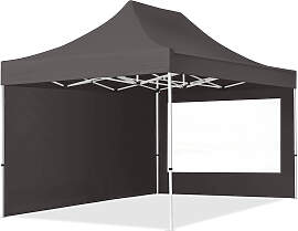 TOOLPORT 3x4,5m Stahl Faltpavillon, inkl. 2