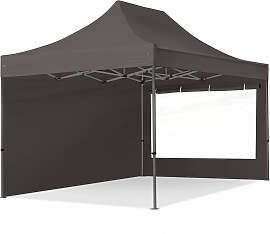 TOOLPORT 3x4,5m Stahl Faltpavillon, inkl. 2