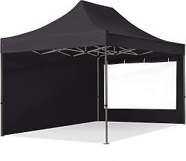 TOOLPORT 3x4,5m Stahl Faltpavillon, inkl. 2