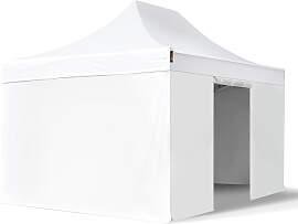 TOOLPORT 3x4,5m Stahl Faltpavillon, inkl. 4