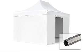 TOOLPORT 3x4,5m Stahl Faltpavillon, inkl. 4