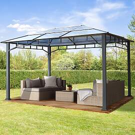 TOOLPORT 3x4 m Hardtop Gartenpavillon, ohne