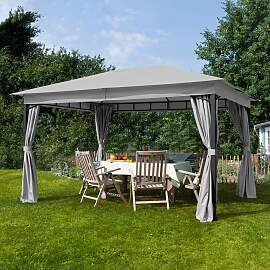 TOOLPORT 3x4 m Softtop Gartenpavillon, inkl. 4