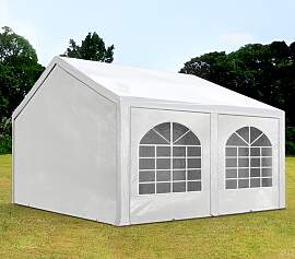 TOOLPORT 3x5m Partyzelt, PE-Plane, weiß - (91103)