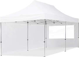 TOOLPORT 3x6m Aluminium Faltpavillon, inkl. 2