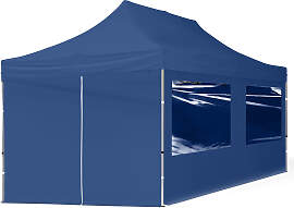 TOOLPORT 3x6m Aluminium Faltpavillon, inkl. 4